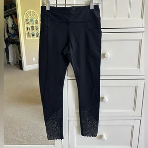 Lululemon Leggings Black with detailing | Size 4